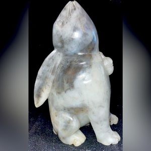 Gorgeous Marble Rabbit 6”tall